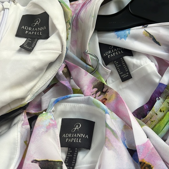 Adrianna Papell Women's Floral Halter Gown. - Picture 14 of 16